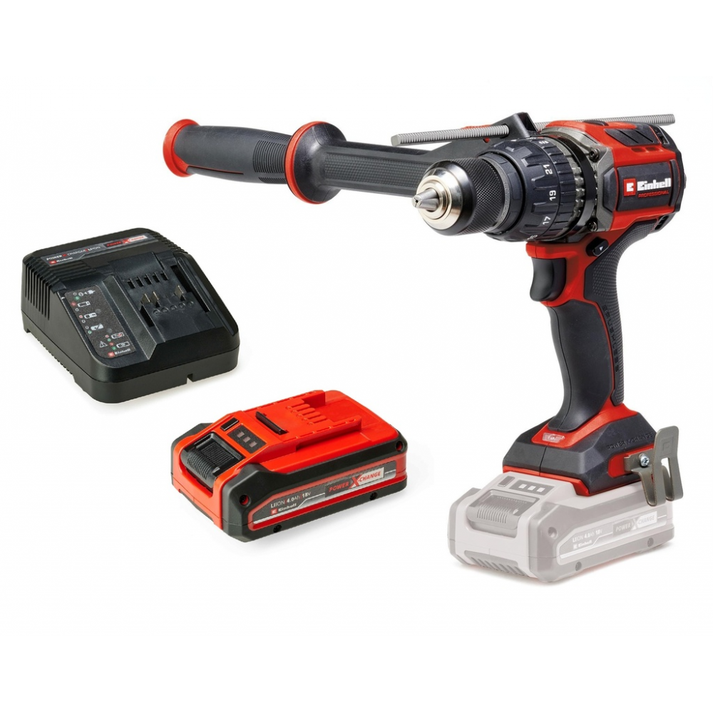 Комплект! Шуруповерт ударний безщітковий TP-CD 18/120 Li-i BL Kit 4Ah (4514310K)